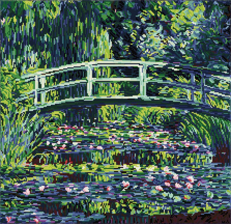 Water Lilies and Japanese Bridge Water Lilies and Japanese Bridge
