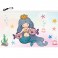 Mer Princess Zipper Pouch