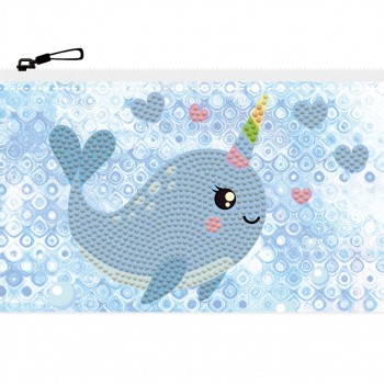 Narwhal Love Zipper Pouch