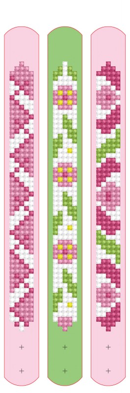 DOTZIES 3 Bracelets Multi Pack Pretty in Pink