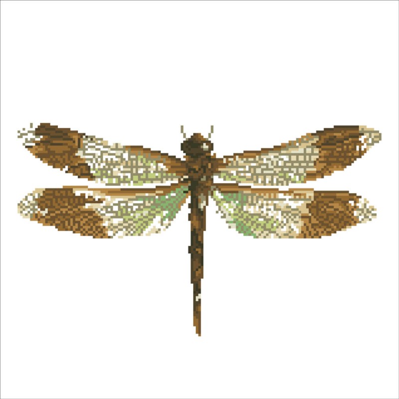 DD16.001 - Diamond Dotz Pillow Dragonfly Earth