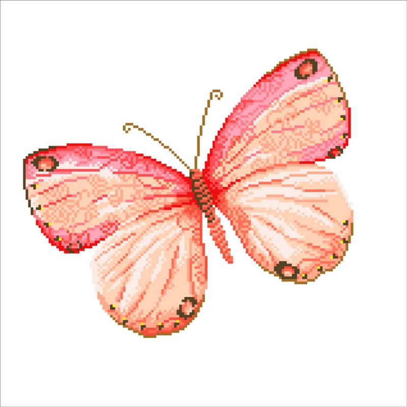 DD16.007 - Diamond Dotz Pillow Papillon Abricot