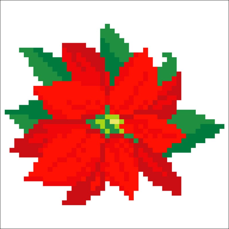 DDP2.025 - Pointsettia Pillow