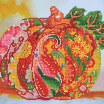 DD10.015 - Autumn Pumpkin Rose Sparkle