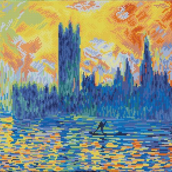 DD10.038 - London Parliament in Winter (après Monet)
