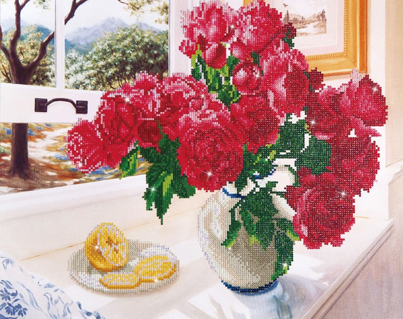 DD12.013 - Roses by the Window
