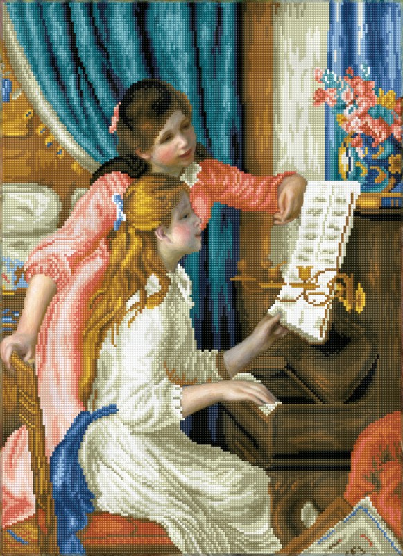 DD12.034 - Girl's at the Piano (Renoir)