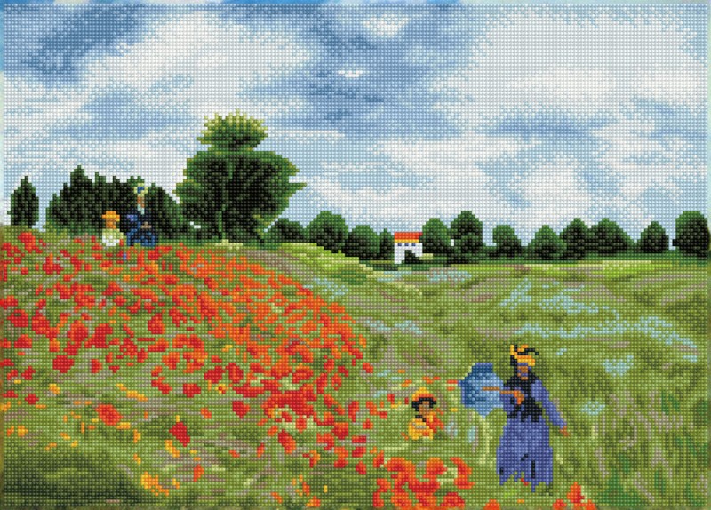 DD12.048 - Poppy Fields (après Monet)