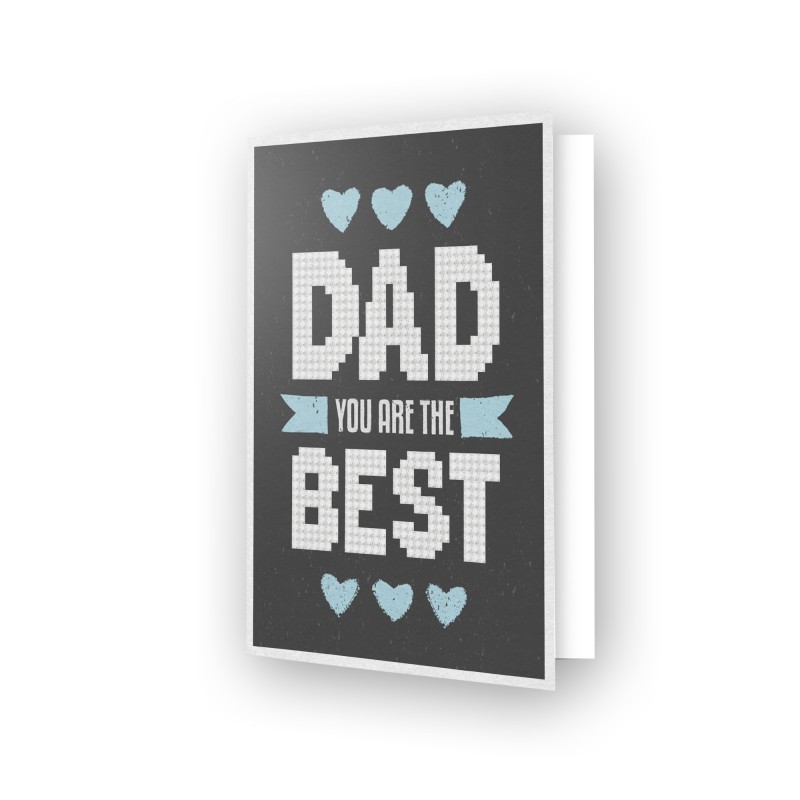 DDG.013 - Greeting Card BEST DAD