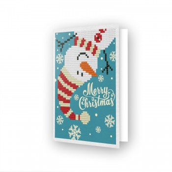 DDG.019 - Greeting Card MERRY CHRISTMAS SNOWMAN