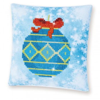 DDP2.020 - Blue Bauble Pillow