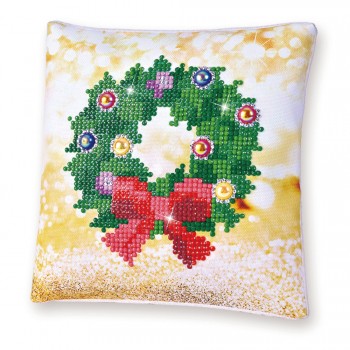 DDP2.037 - Christmas Wreath Pillow