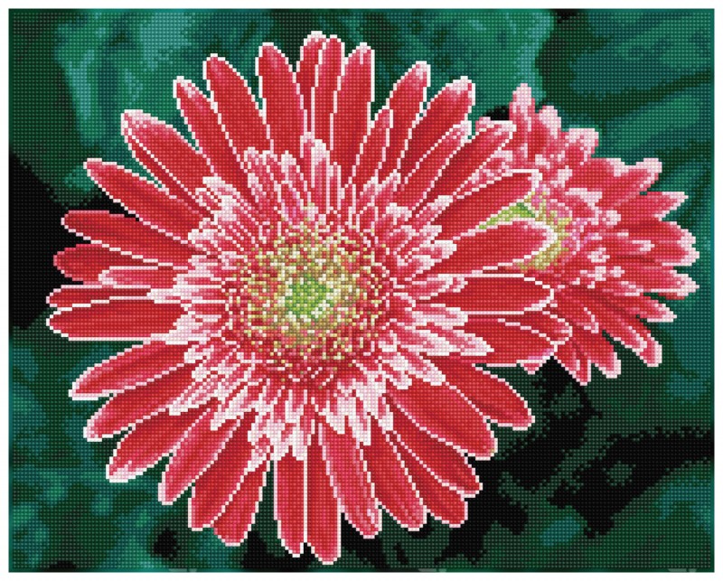 Pink Gerberas - Pre-Framed Kit Pink Gerberas - Pre-Framed Kit