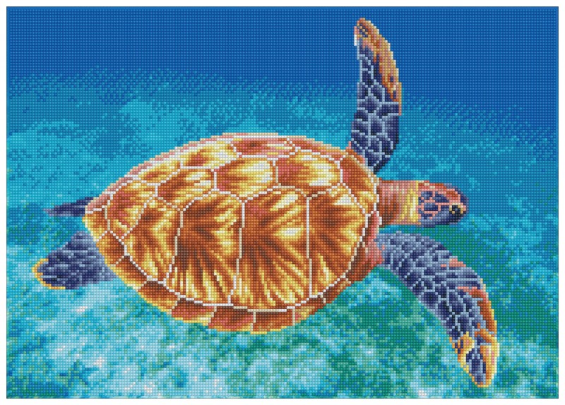 Graceful swimmer - Pre-Framed Kit Graceful swimmer - Pre-Framed Kit