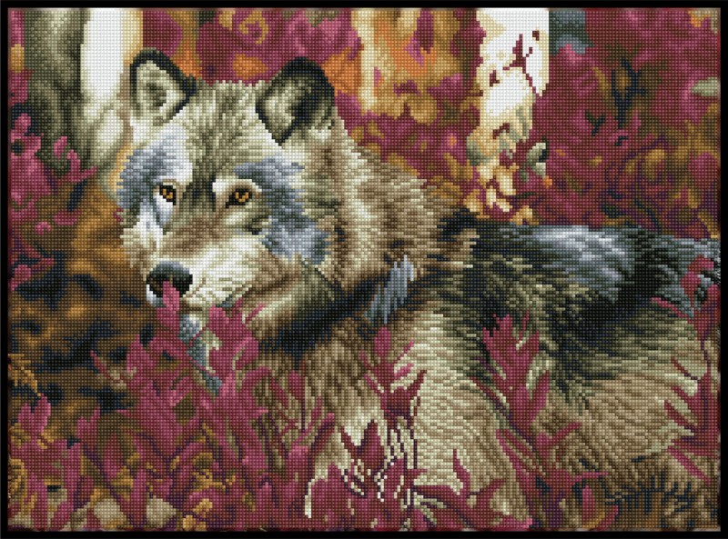 Autumn Wolf - Pre-Framed Kit Autumn Wolf - Pre-Framed Kit