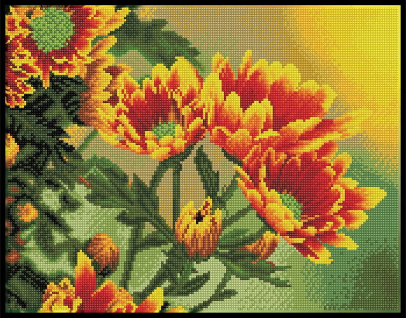 Field Daisies - Pre-Framed Kit