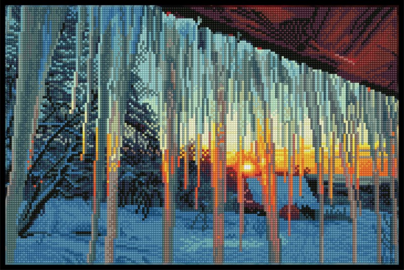 Frosty Morn - Pre-Framed Kit Frosty Morn - Pre-Framed Kit