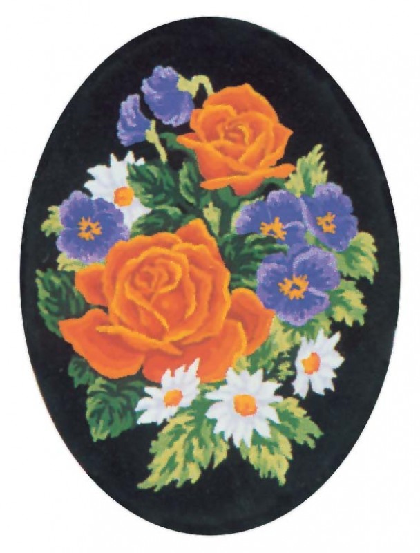 7018 - Pansies and Roses