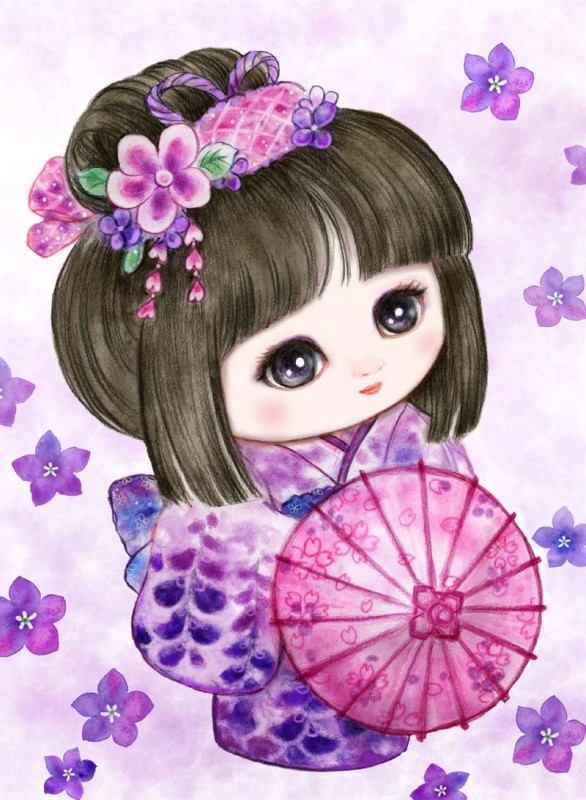 6313 - Sweet Geisha Parasol 6313 - Sweet Geisha Parasol