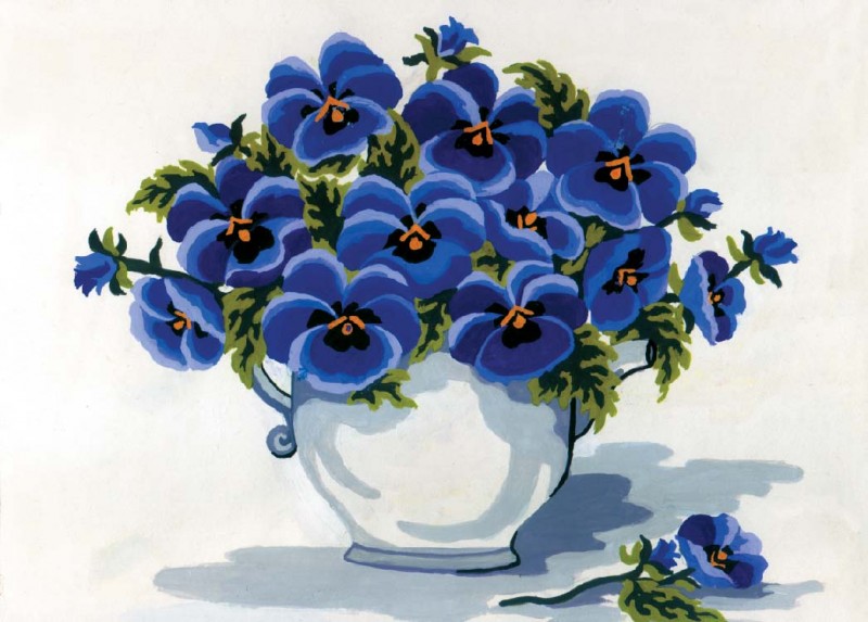 6194 - Blue Pansies 6194 - Blue Pansies
