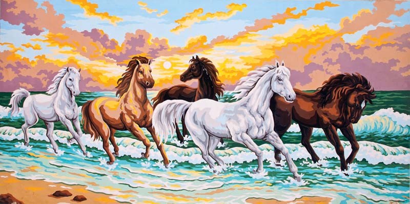 13979 - Galloping Through the Waves 13979 - Galloping Through the Waves