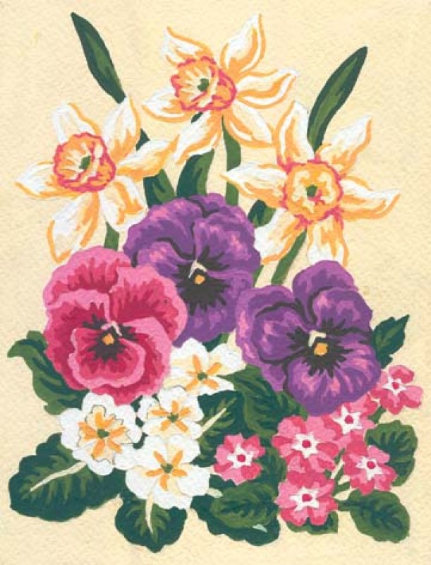3117 - Daffodils and Pansies 3117 - Daffodils and Pansies