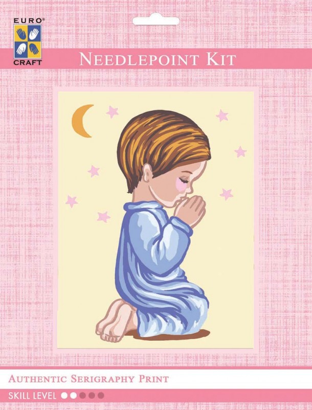 3304K - Angel Boy Praying Silhouette with Moon & Stars 3304K - Angel Boy Praying Silhouette with Moon & Stars