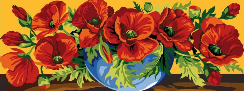 950.172 - Debordement De Coquelicots 950.172 - Debordement De Coquelicots
