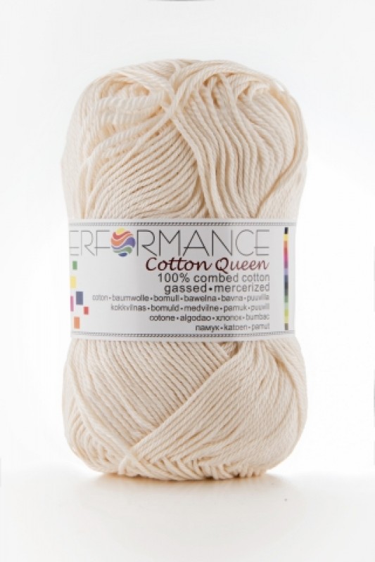 0102 - Cotton QUEEN - Ecru 0102 - Cotton QUEEN - Ecru